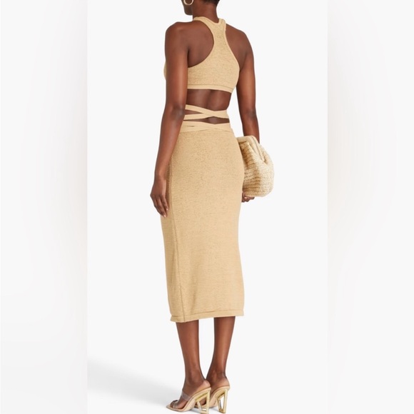Cult Gaia NWT Aziza Knit Dress in Sand 🤩 - Picture 2 of 13